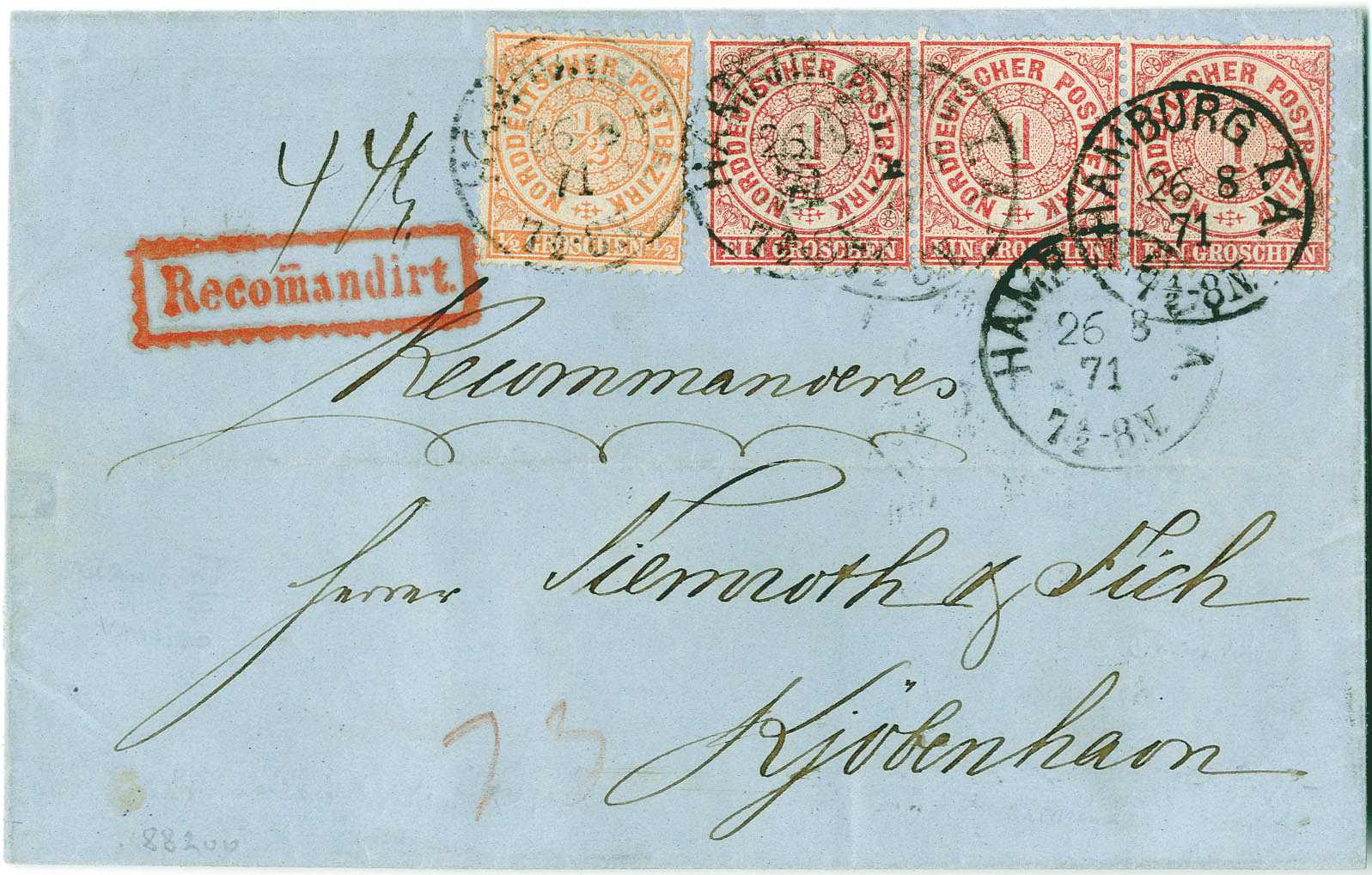 Lot 337 - altdeutschland norddeutscher postbezirk - Karl Pfankuch & Co. auction #222 Lot 337 - altdeutschland norddeutscher postbezirk - Karl Pfankuch & Co. auction #222