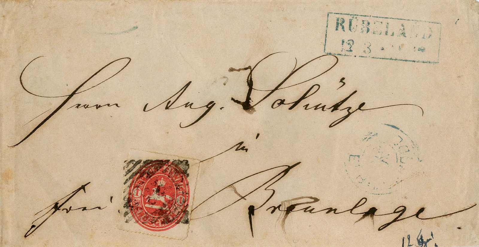 Lot 235 - Altdeutschland Braunschweig, Nummernstempel - Karl Pfankuch & Co. auction #222 Lot 235 - Altdeutschland Braunschweig, Nummernstempel - Karl Pfankuch & Co. auction #222