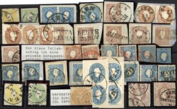 Altösterreich, Stempel Lot aus Nr. 10- 41, ca. 40 Werte auch bessere ...