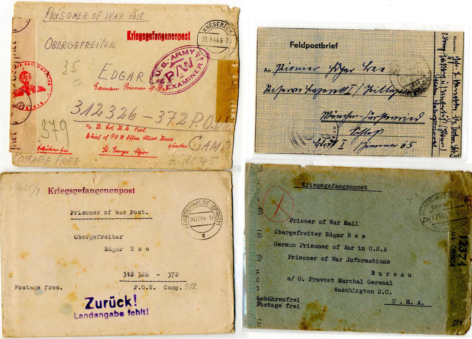 Lot 724 - Deutsches Reich, Kriegsgefangenenpost - Karl Pfankuch & Co. auction #222 Lot 724 - Deutsches Reich, Kriegsgefangenenpost - Karl Pfankuch & Co. auction #222