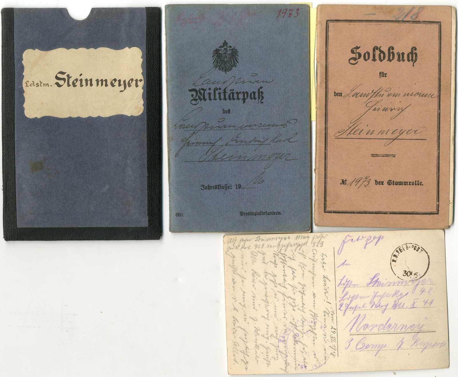 Lot 737 - feldpost i. wk - Karl Pfankuch & Co. auction #222 Lot 737 - feldpost i. wk - Karl Pfankuch & Co. auction #222