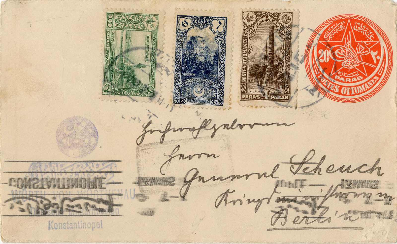 Lot 1343 - deutsche auslandspost türkei - deutsche militärmission türkei - Karl Pfankuch & Co. auction #222 Lot 1343 - deutsche auslandspost türkei - deutsche militärmission türkei - Karl Pfankuch & Co. auction #222