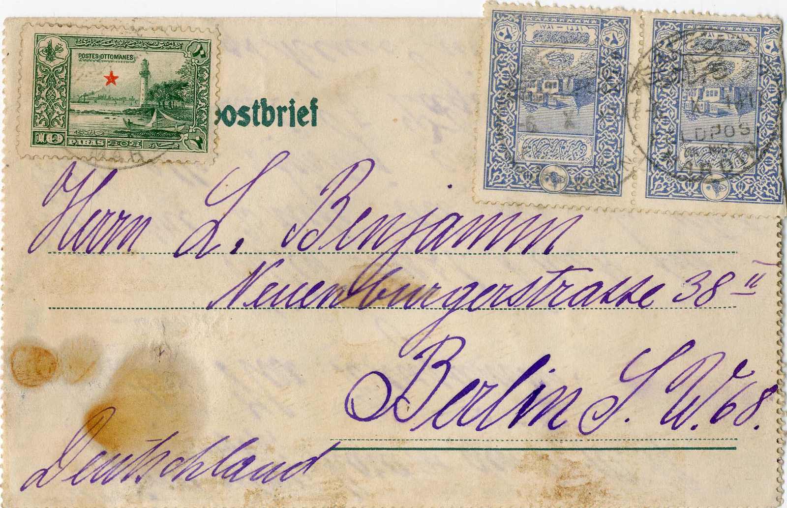 Lot 1346 - deutsche auslandspost türkei - deutsche militärmission türkei - Karl Pfankuch & Co. auction #222 Lot 1346 - deutsche auslandspost türkei - deutsche militärmission türkei - Karl Pfankuch & Co. auction #222