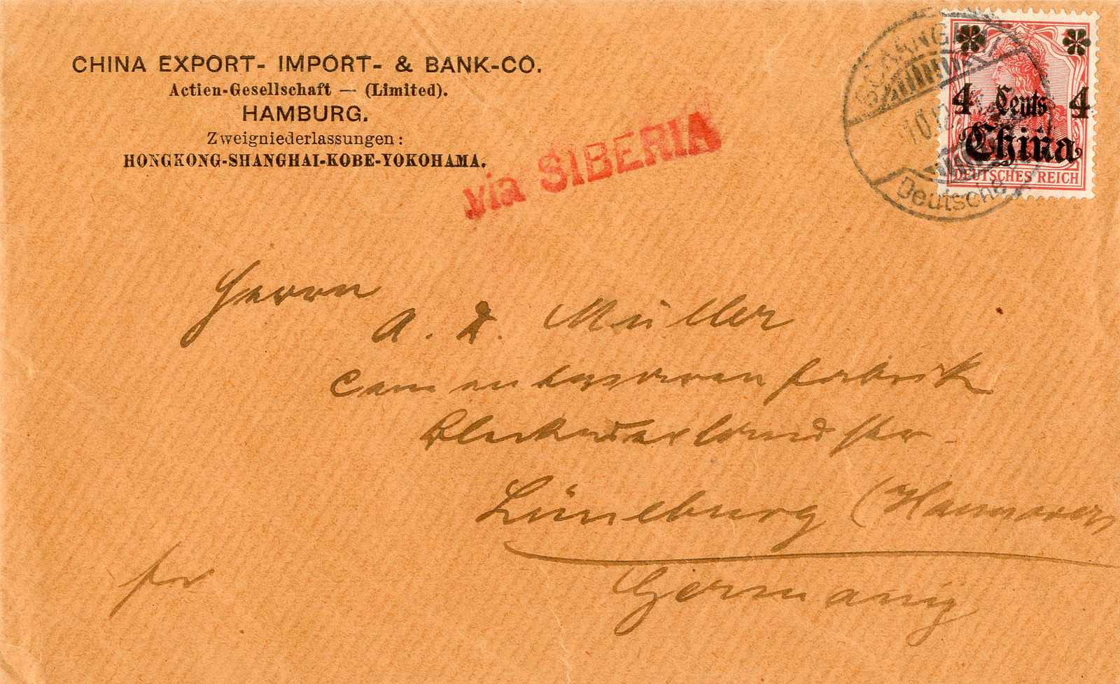 Lot 1289 - deutsche auslandspost china - Karl Pfankuch & Co. auction #222 Lot 1289 - deutsche auslandspost china - Karl Pfankuch & Co. auction #222