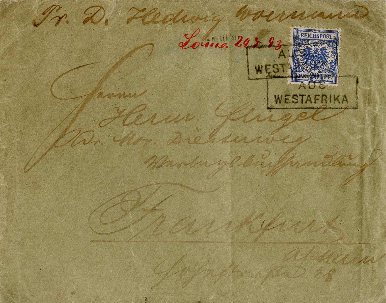 Lot 1549 - Deutsche Kolonien Togo, Stempel - Karl Pfankuch & Co. auction #222 Lot 1549 - Deutsche Kolonien Togo, Stempel - Karl Pfankuch & Co. auction #222