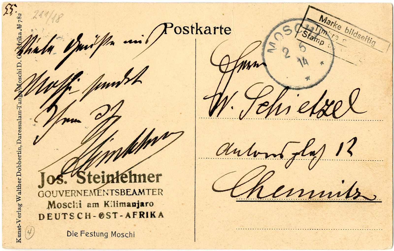 Lot 1399 - deutsche kolonien ostafrika  -  Karl Pfankuch & Co. auction #222