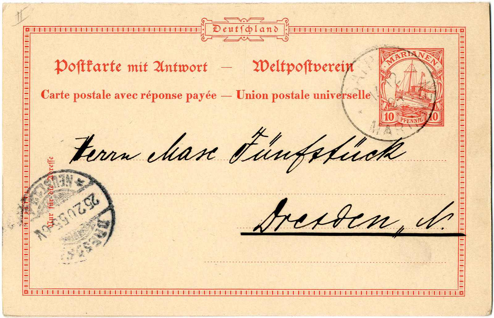 Lot 1510 - deutsche kolonien marianen  -  Karl Pfankuch & Co. auction #222