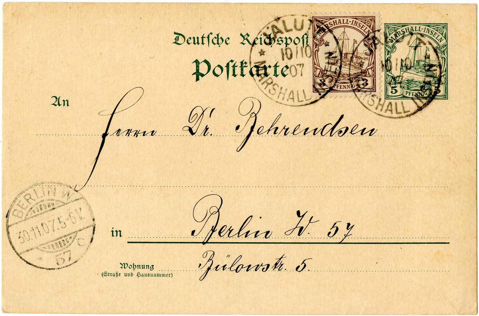 Lot 1519 - deutsche kolonien marshall inseln  -  Karl Pfankuch & Co. auction #222