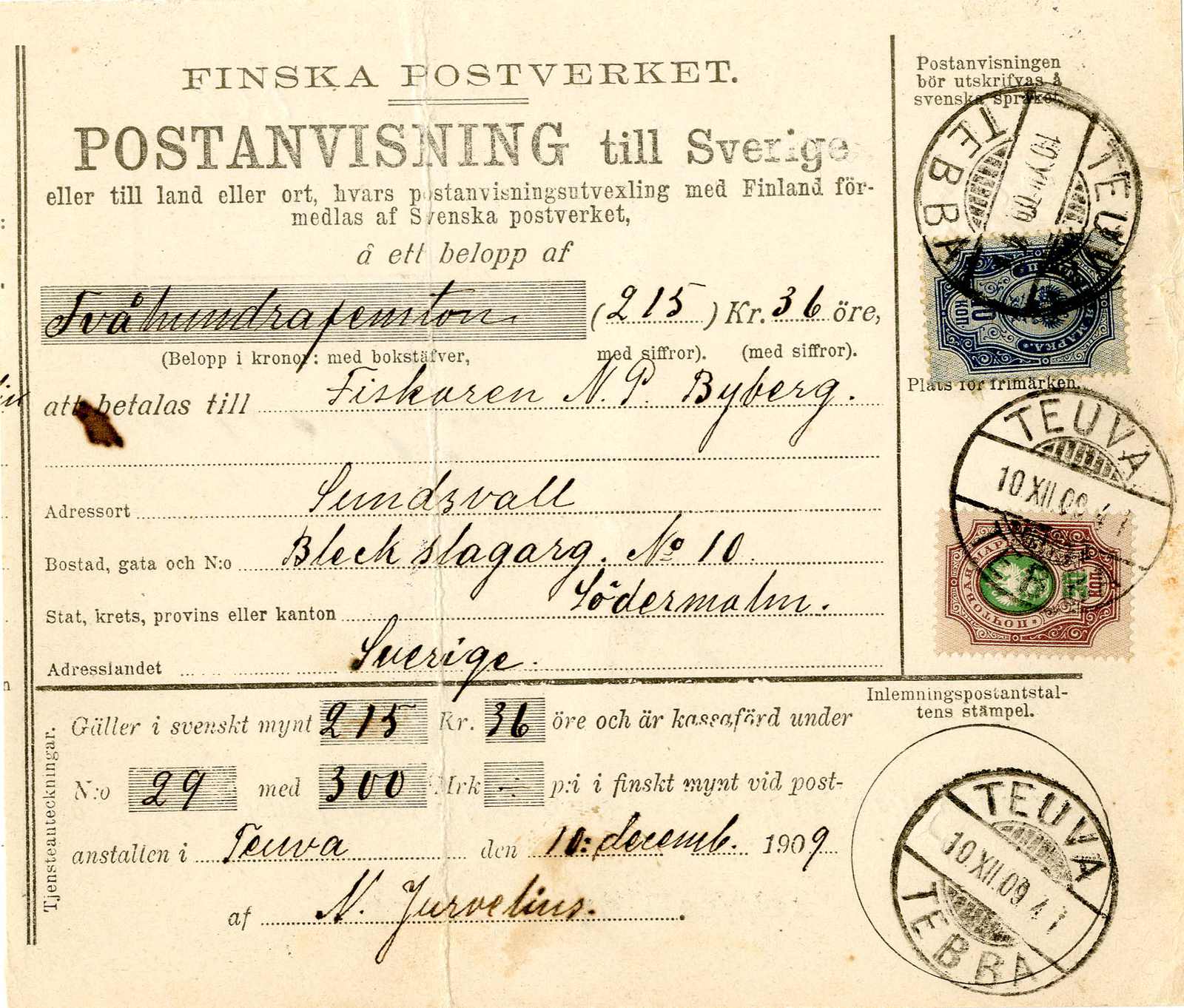 Lot 1732 - Finnland, Stempel  -  Karl Pfankuch & Co. auction #222