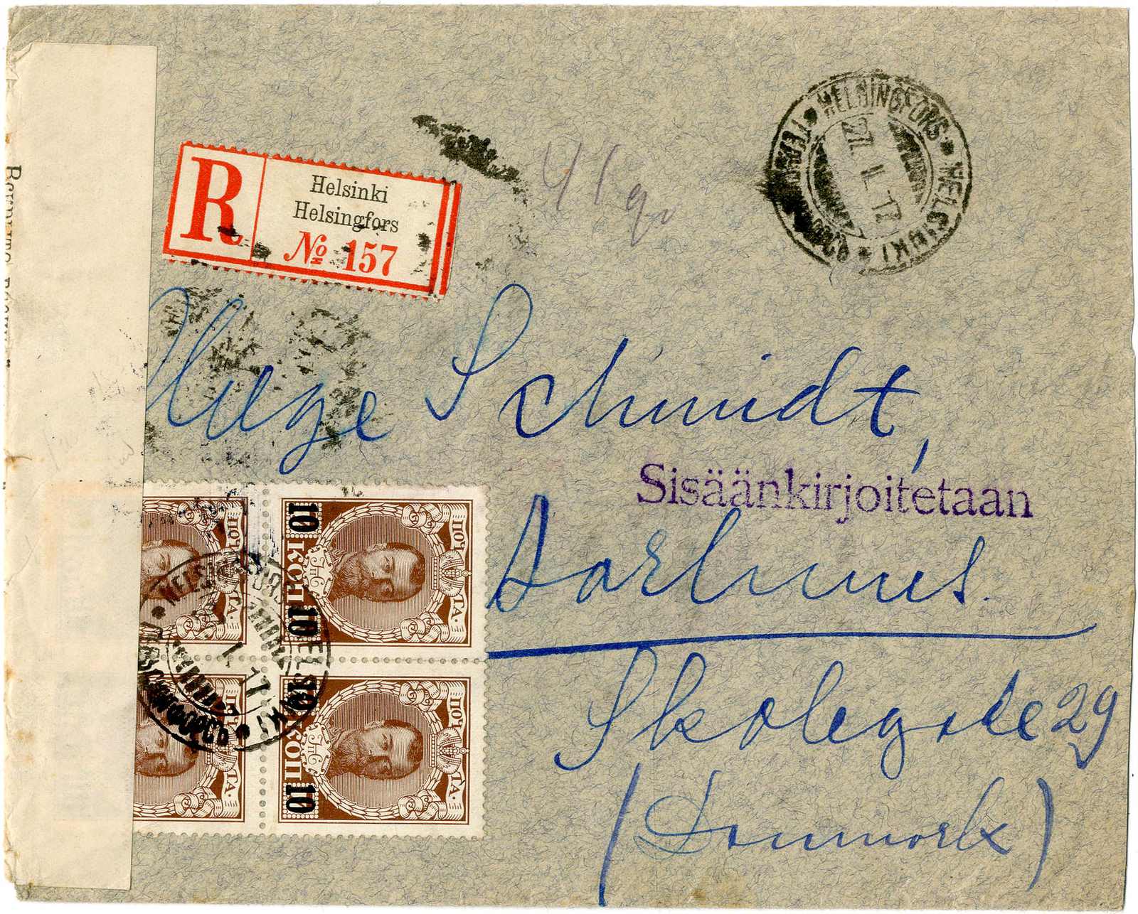 Lot 1728 - Finnland, Stempel  -  Karl Pfankuch & Co. auction #222