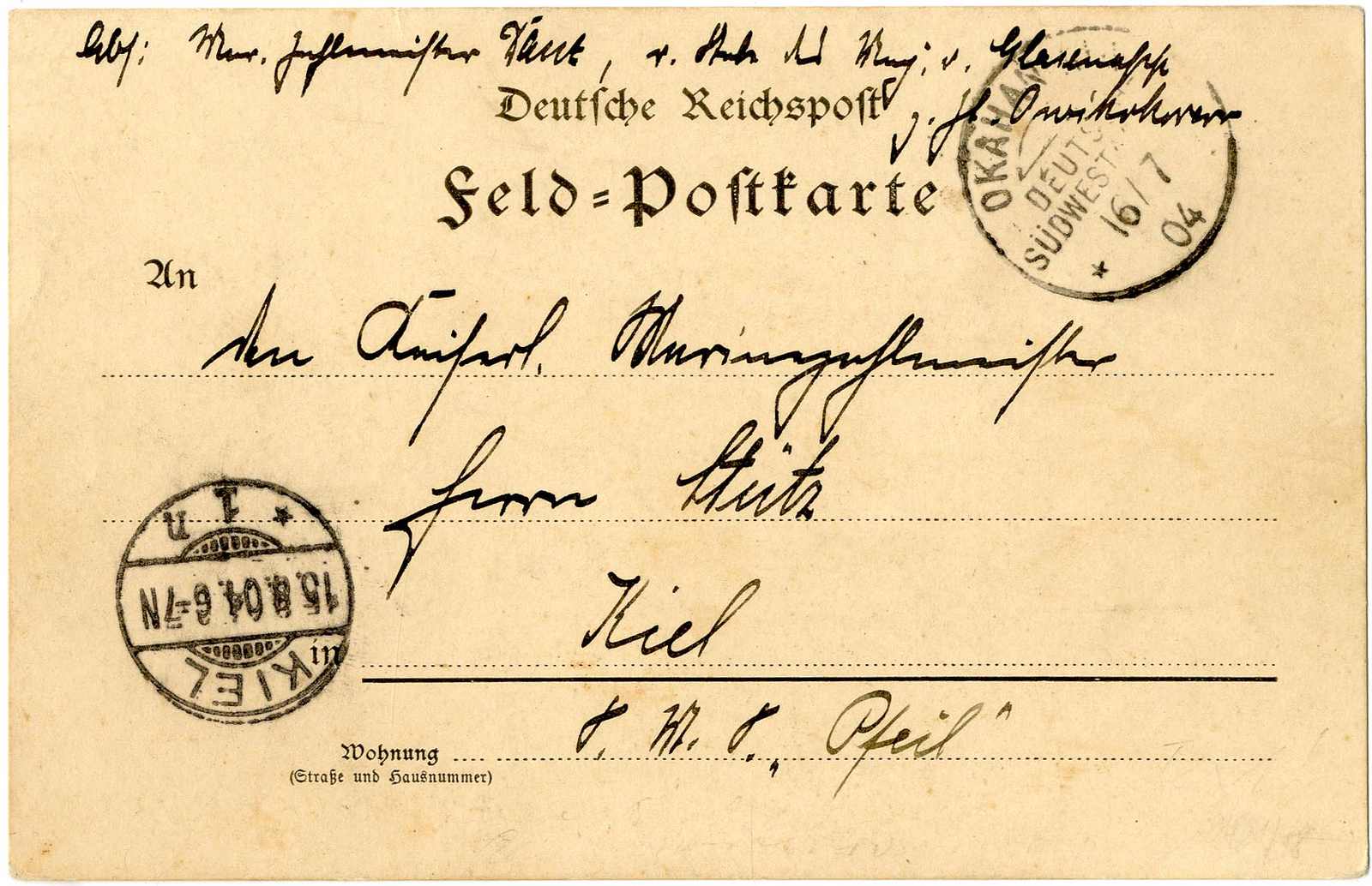 Lot 1449 - Deutsche Kolonien Südwestafrika, Stempel - Karl Pfankuch & Co. auction #222 Lot 1449 - Deutsche Kolonien Südwestafrika, Stempel - Karl Pfankuch & Co. auction #222
