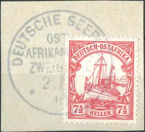 Lot 1406 - Deutsche Kolonien Ostafrika, Stempel  -  Karl Pfankuch & Co. auction #222