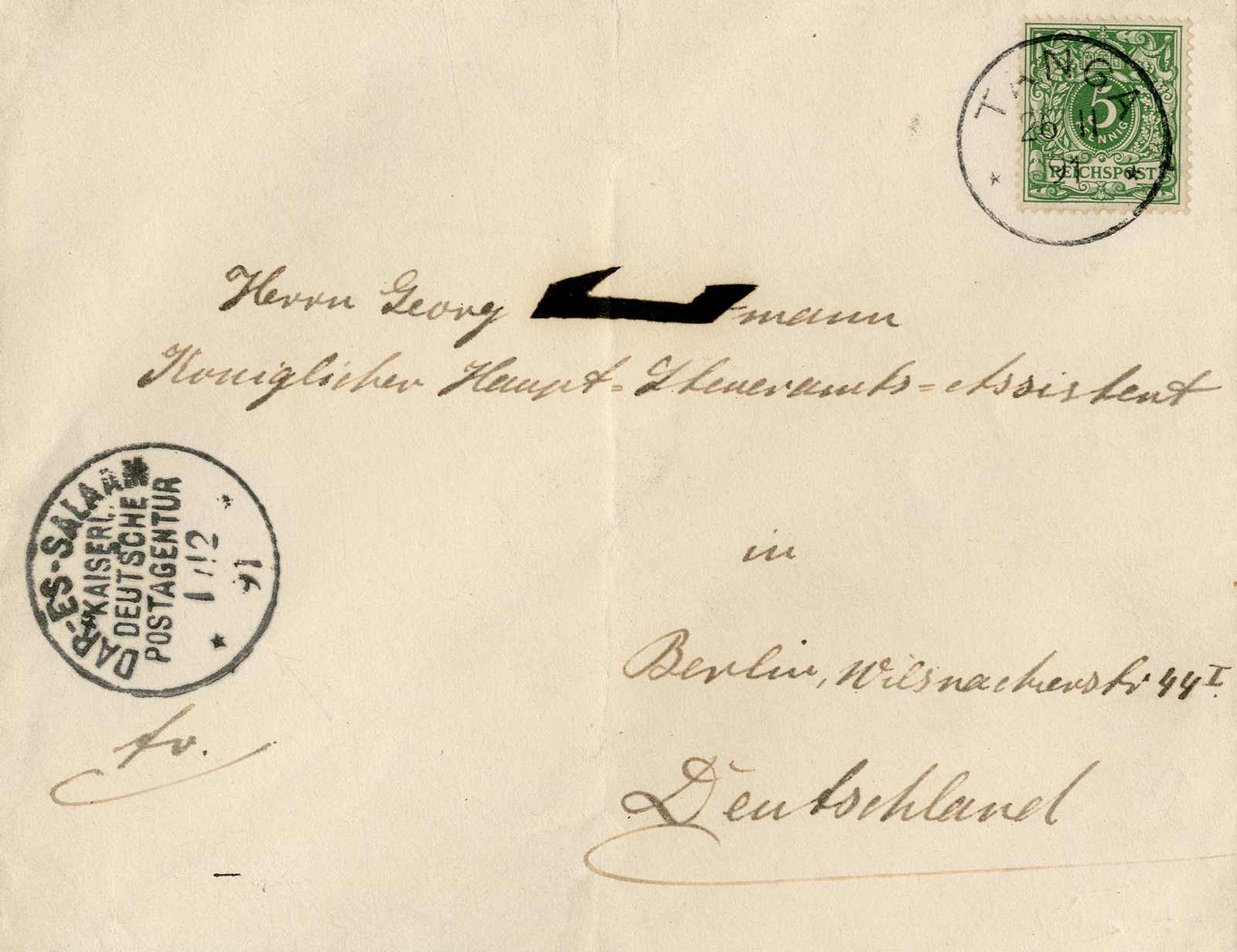 Lot 1359 - Deutsche Kolonien Ostafrika, Vorläufer - Karl Pfankuch & Co. auction #222 Lot 1359 - Deutsche Kolonien Ostafrika, Vorläufer - Karl Pfankuch & Co. auction #222