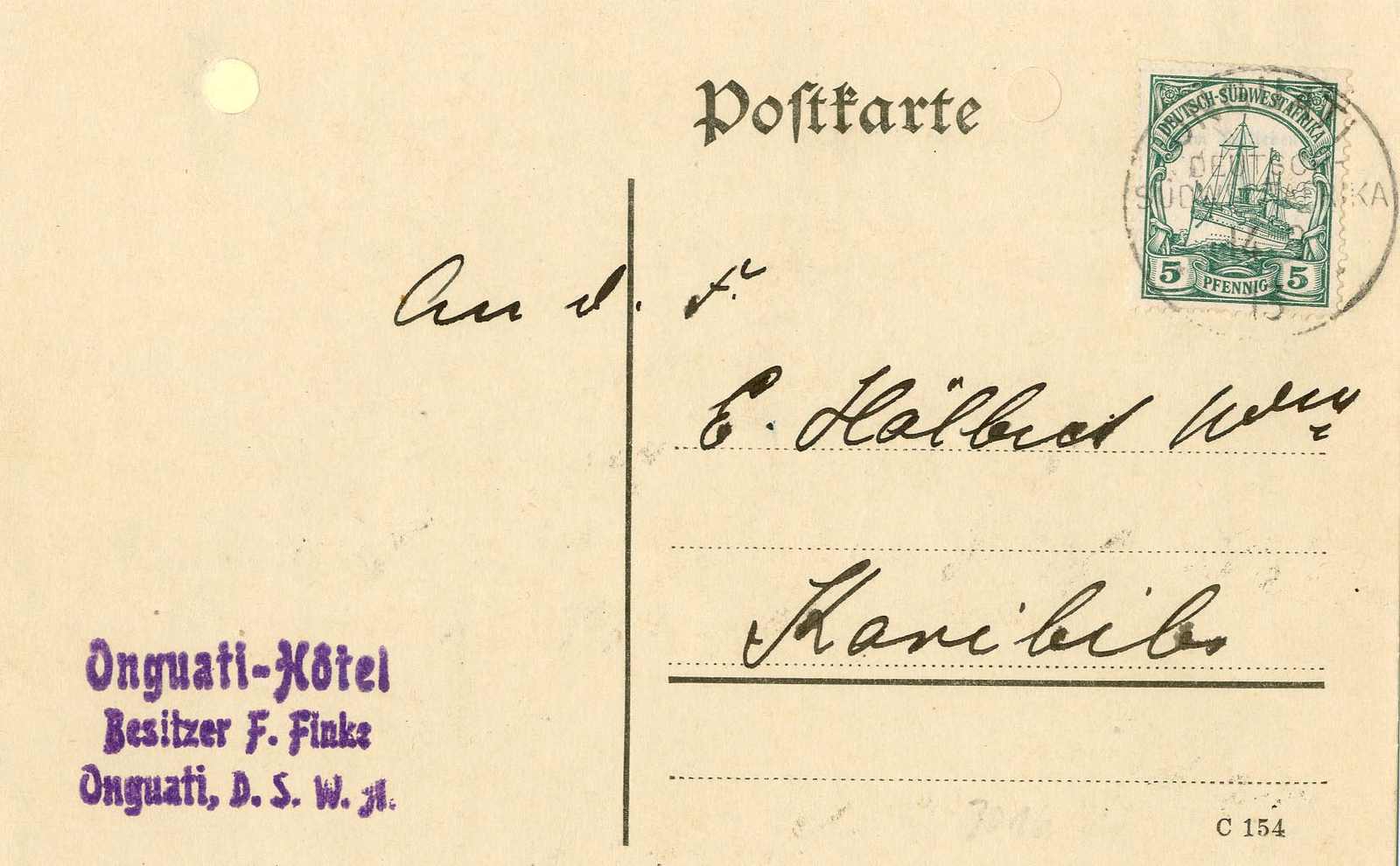 Lot 1447 - Deutsche Kolonien Südwestafrika, Stempel - Karl Pfankuch & Co. auction #222 Lot 1447 - Deutsche Kolonien Südwestafrika, Stempel - Karl Pfankuch & Co. auction #222