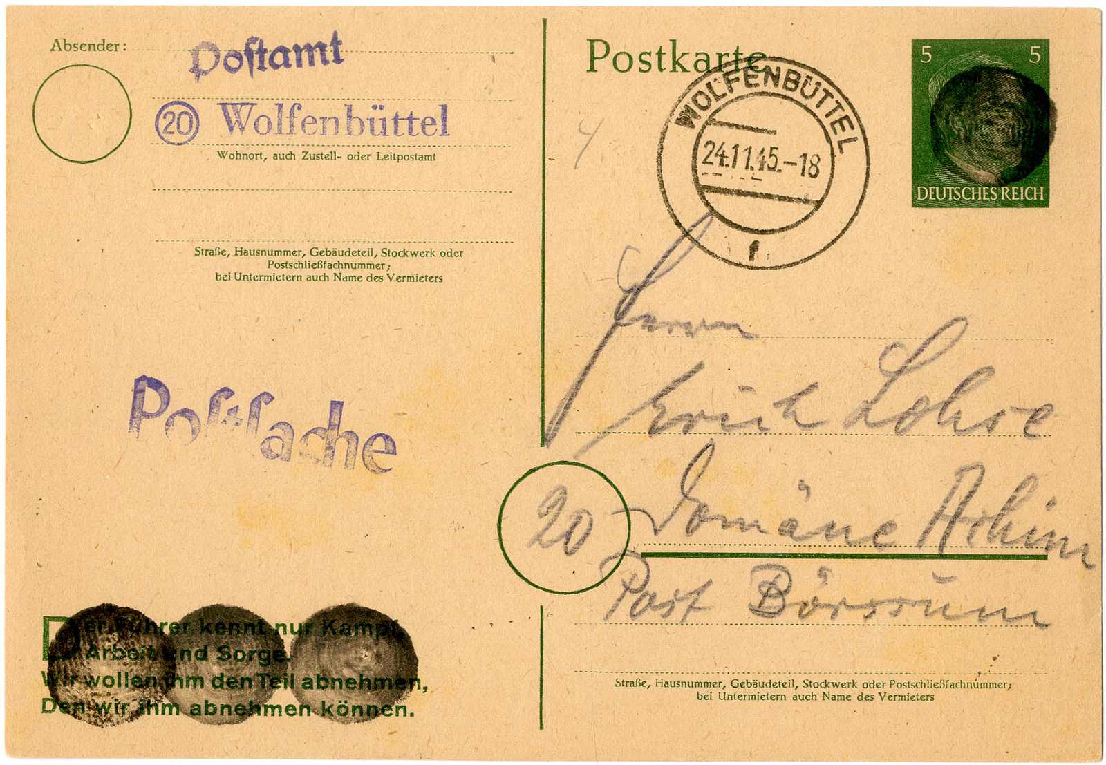 Lot 973 - Bizone, Ganzsachen - Karl Pfankuch & Co. auction #222 Lot 973 - Bizone, Ganzsachen - Karl Pfankuch & Co. auction #222