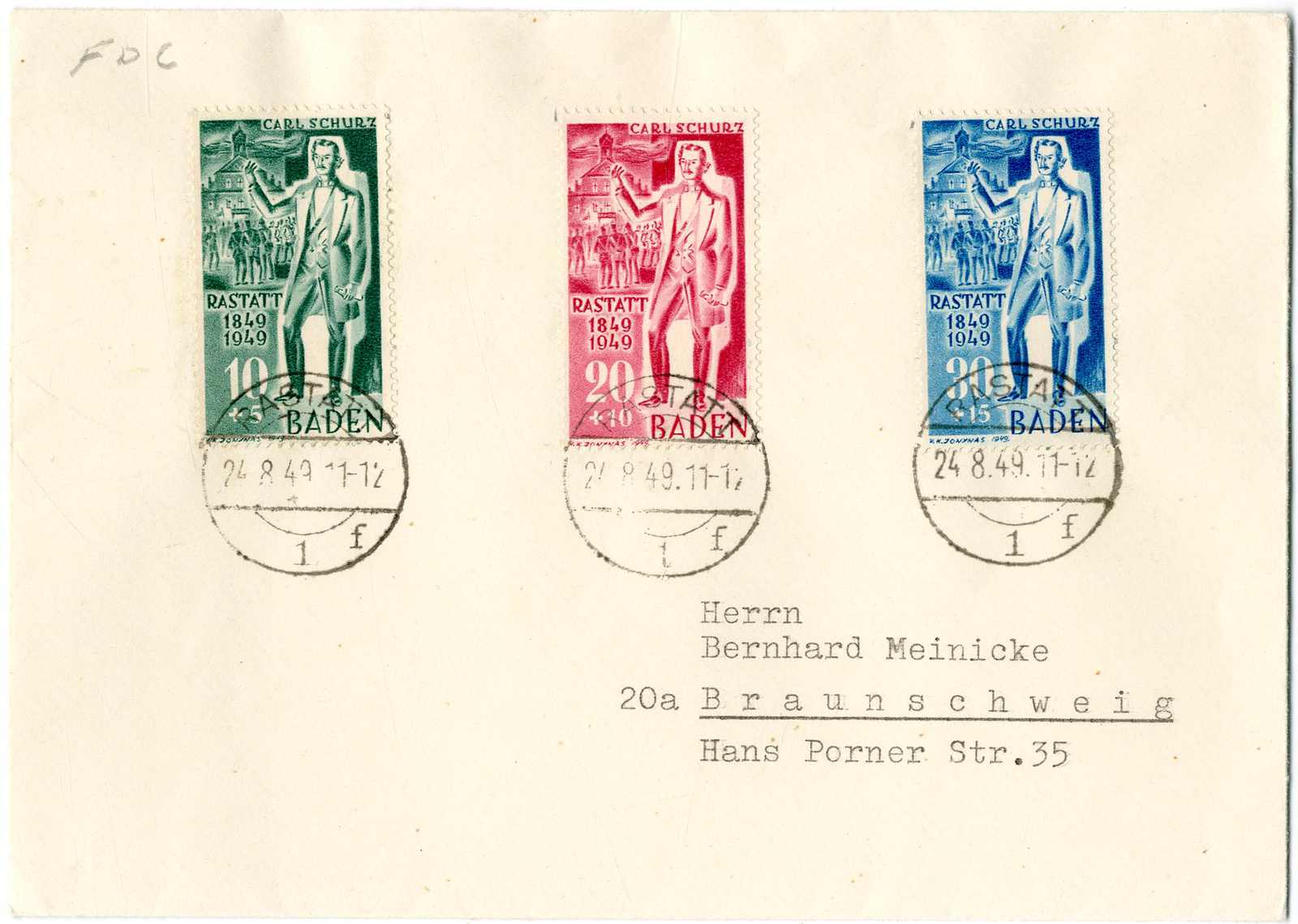 Lot 981 - französische zone baden  -  Karl Pfankuch & Co. auction #222