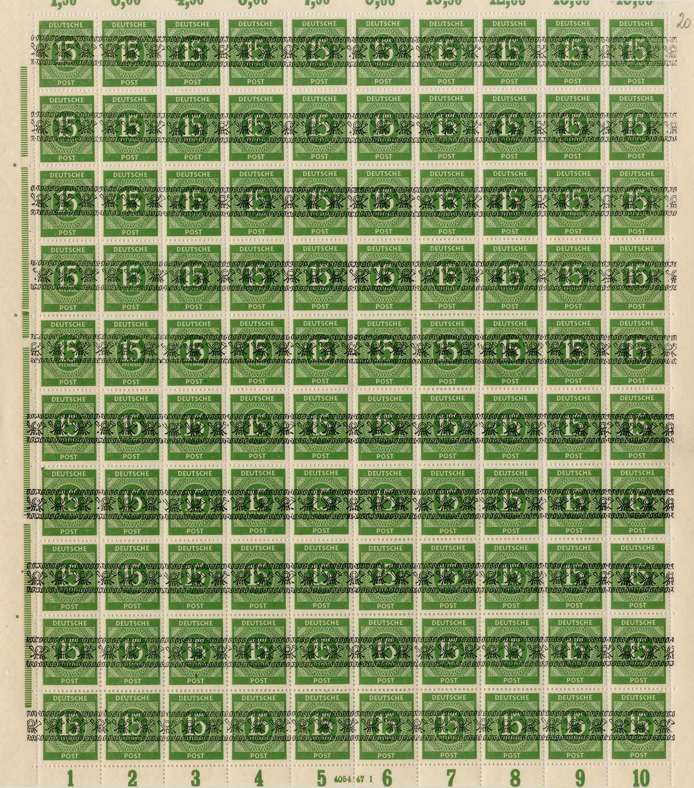 Lot 959 - bizone - Karl Pfankuch & Co. auction #222 Lot 959 - bizone - Karl Pfankuch & Co. auction #222
