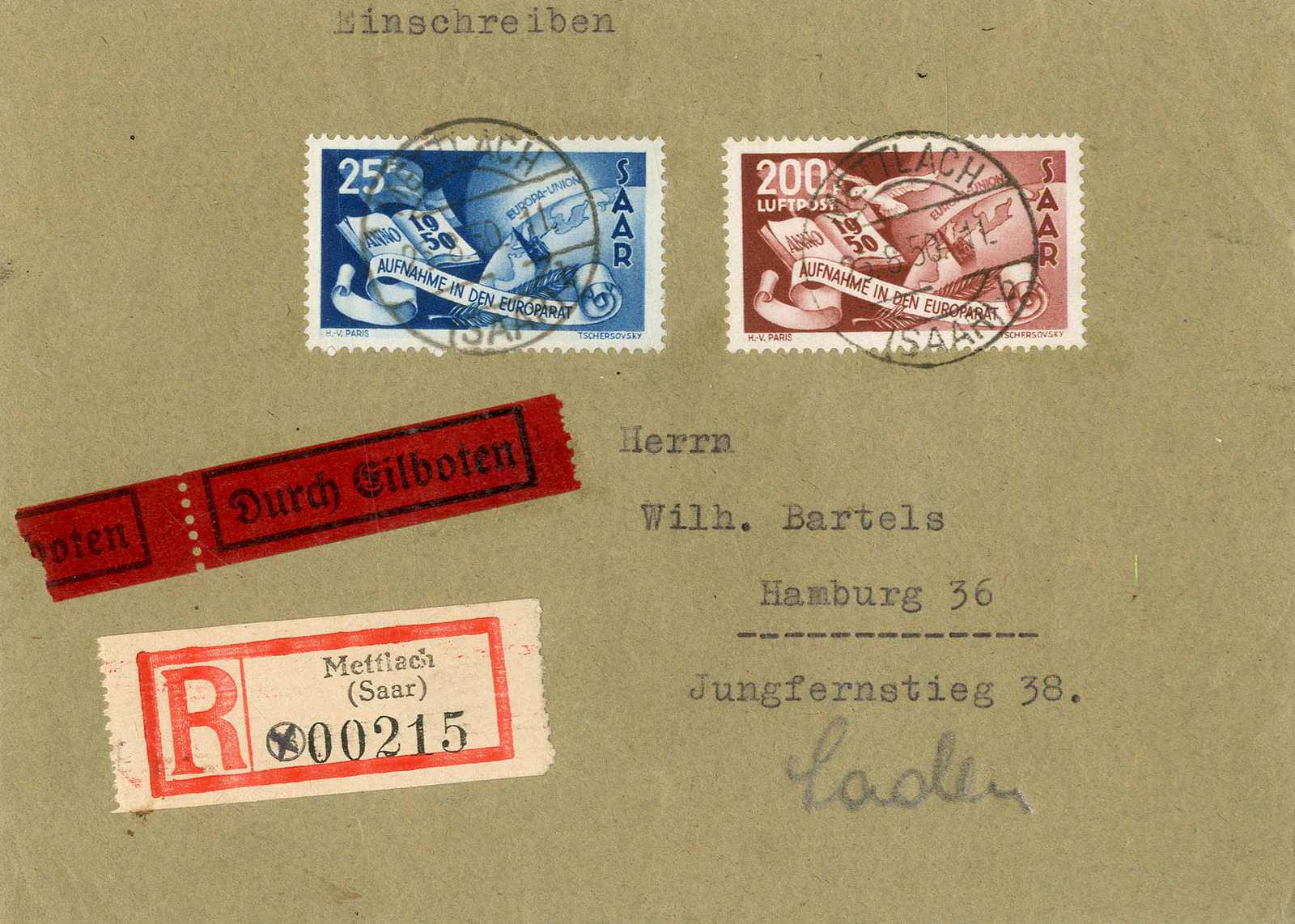 Lot 1649 - saar - Karl Pfankuch & Co. auction #222 Lot 1649 - saar - Karl Pfankuch & Co. auction #222