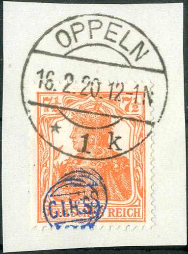Lot 1581 - ost-oberschlesien oppelner notausgabe - Karl Pfankuch & Co. auction #222 Lot 1581 - ost-oberschlesien oppelner notausgabe - Karl Pfankuch & Co. auction #222