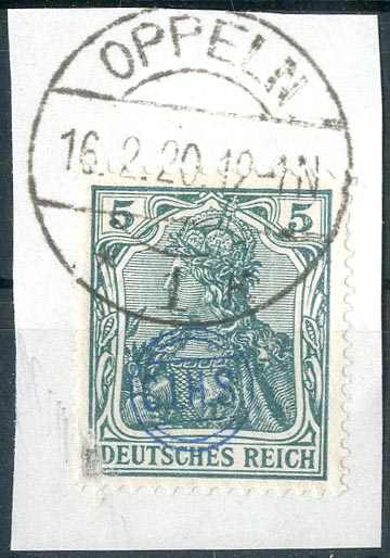 Lot 1579 - ost-oberschlesien oppelner notausgabe - Karl Pfankuch & Co. auction #222 Lot 1579 - ost-oberschlesien oppelner notausgabe - Karl Pfankuch & Co. auction #222