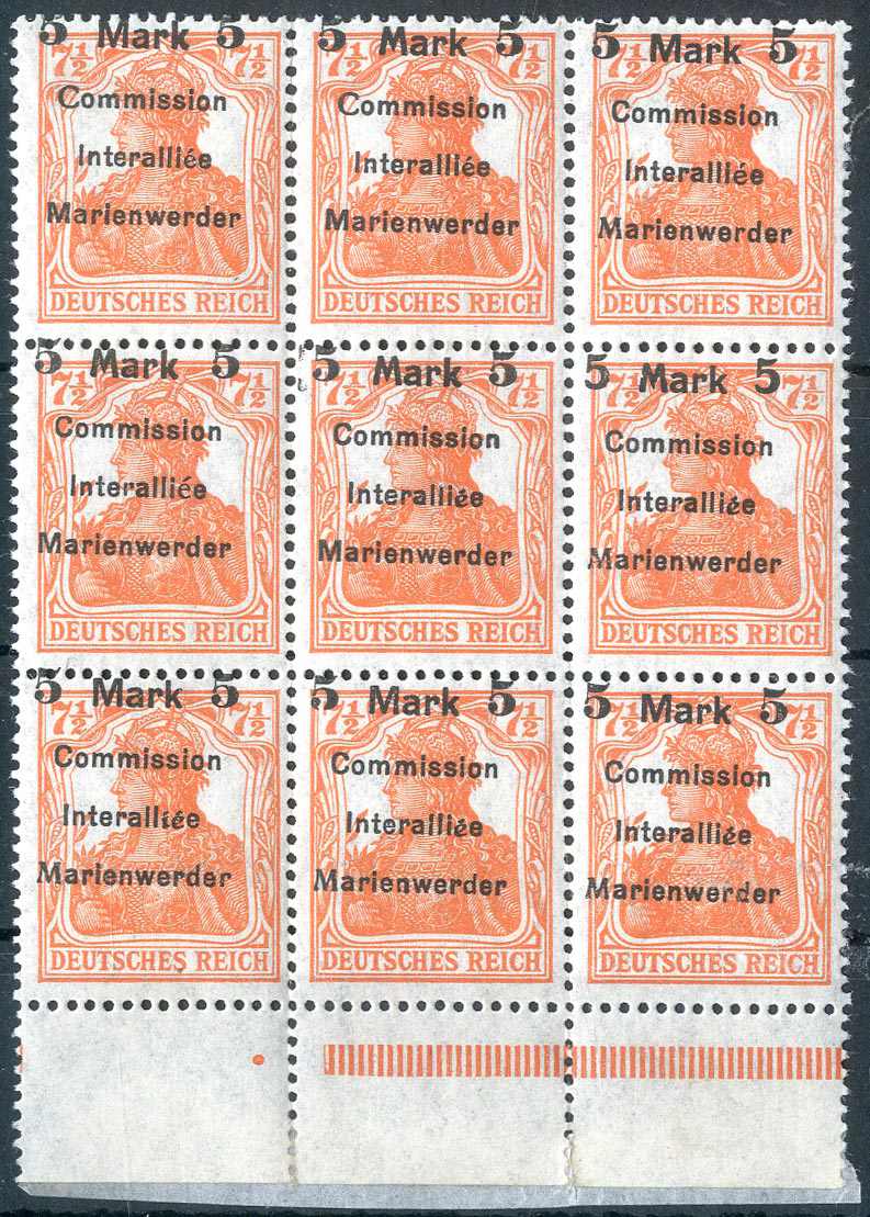 Lot 1571 - marienwerder - Karl Pfankuch & Co. auction #222 Lot 1571 - marienwerder - Karl Pfankuch & Co. auction #222