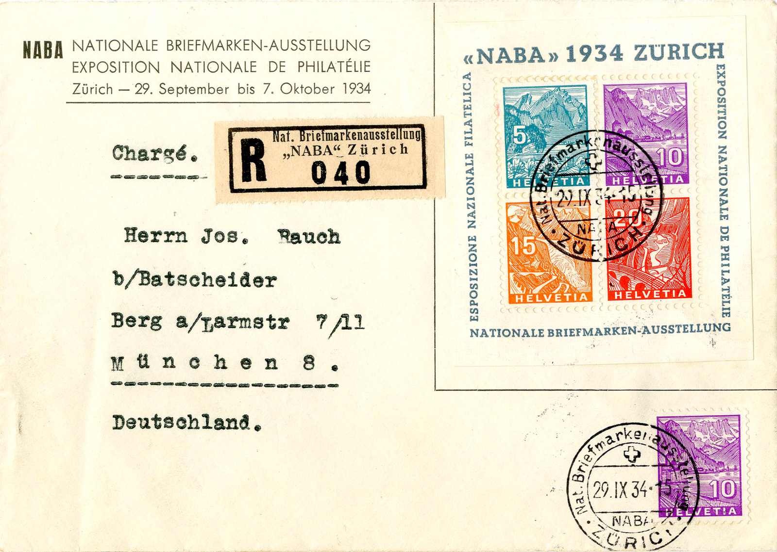 Lot 1883 - schweiz - Karl Pfankuch & Co. auction #222 Lot 1883 - schweiz - Karl Pfankuch & Co. auction #222