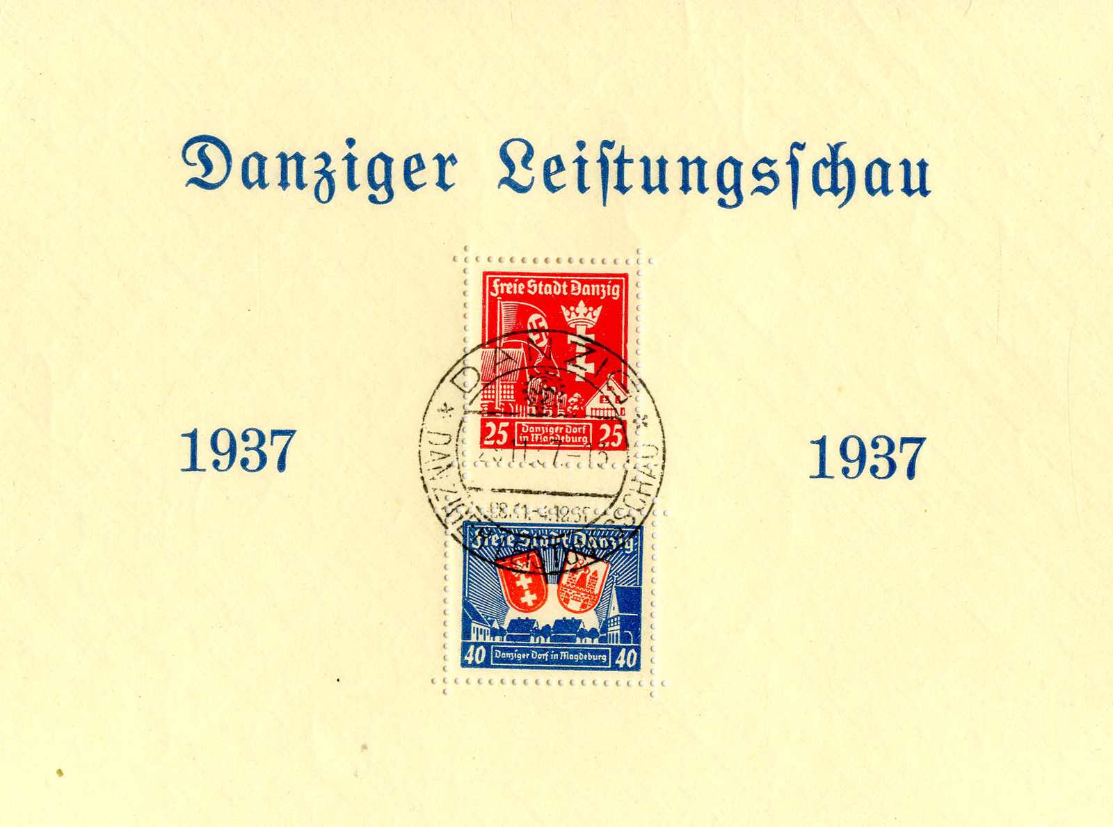 Lot 1606 - danzig - Karl Pfankuch & Co. auction #222 Lot 1606 - danzig - Karl Pfankuch & Co. auction #222