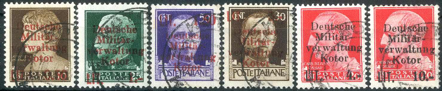 Lot 1674 - deutsche besetzung ii. wk kotor - Karl Pfankuch & Co. auction #222 Lot 1674 - deutsche besetzung ii. wk kotor - Karl Pfankuch & Co. auction #222
