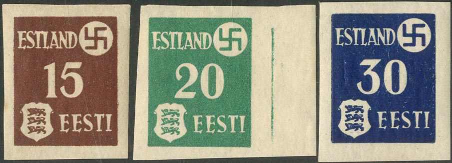 Lot 1664 - deutsche besetzung ii. wk estland - Karl Pfankuch & Co. auction #222 Lot 1664 - deutsche besetzung ii. wk estland - Karl Pfankuch & Co. auction #222