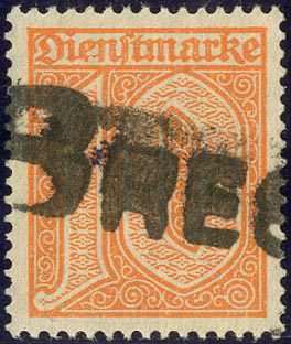 Lot 709 - Deutsches Reich, Dienstmarken - Karl Pfankuch & Co. auction #222 Lot 709 - Deutsches Reich, Dienstmarken - Karl Pfankuch & Co. auction #222