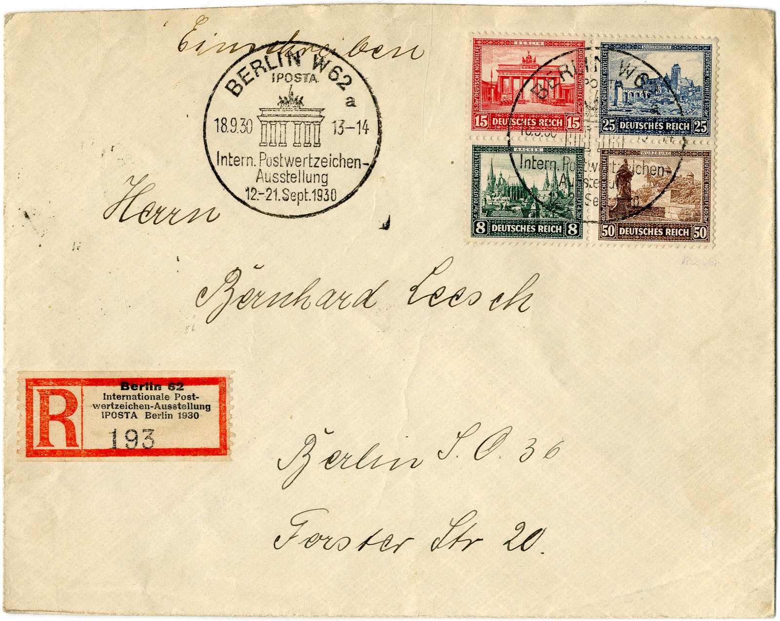 Lot 671 - Deutsches Reich - Karl Pfankuch & Co. auction #222 Lot 671 - Deutsches Reich - Karl Pfankuch & Co. auction #222