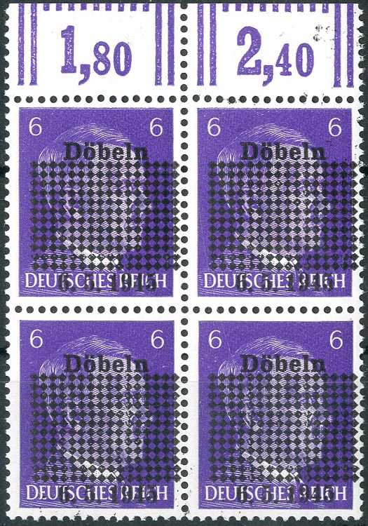 Lot 1262 - deutsche lokalausgabe döbeln - Karl Pfankuch & Co. auction #222 Lot 1262 - deutsche lokalausgabe döbeln - Karl Pfankuch & Co. auction #222