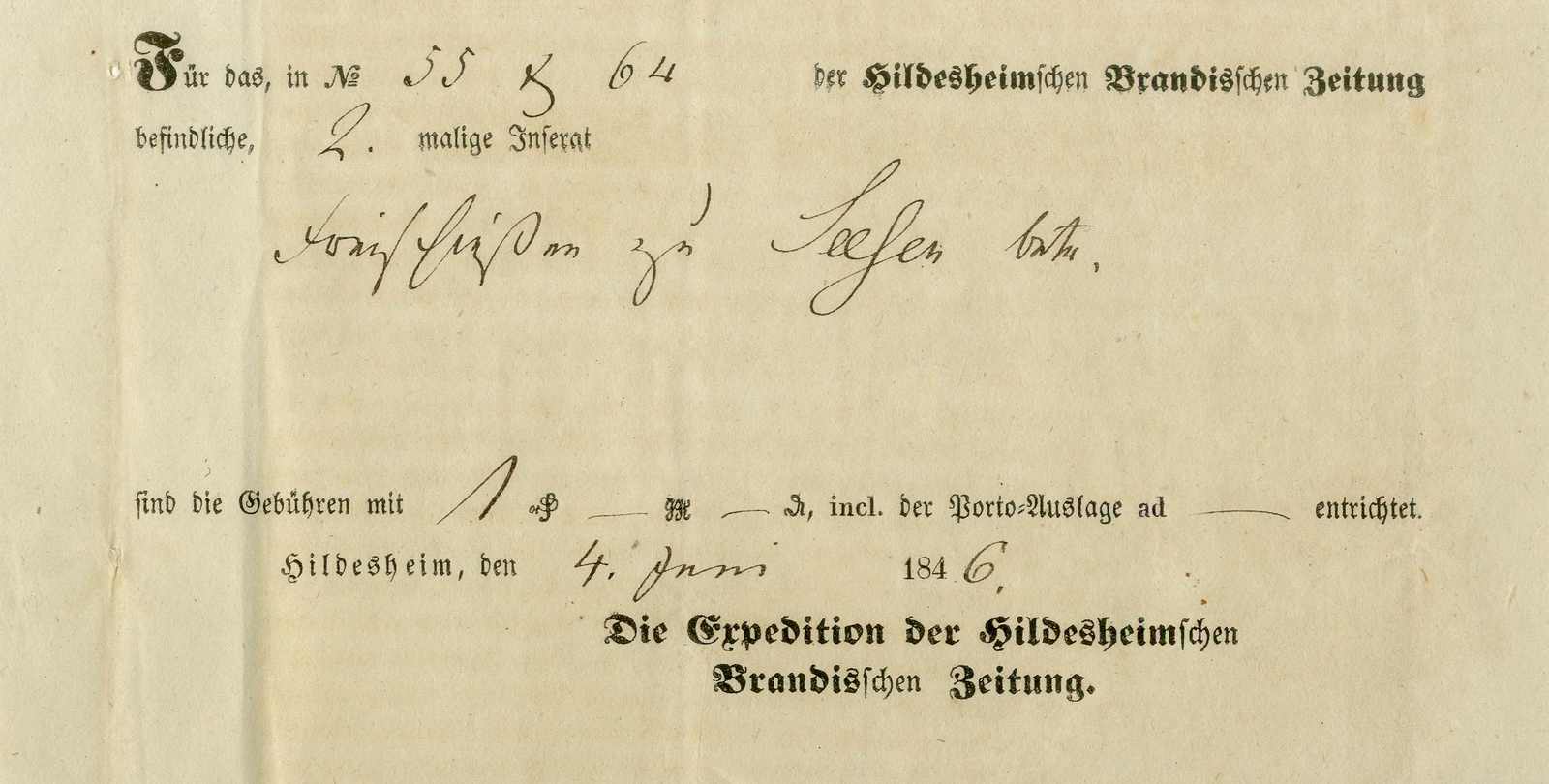 Lot 157 - Altdeutschland Braunschweig, Vorphilatelie - Karl Pfankuch & Co. auction #222 Lot 157 - Altdeutschland Braunschweig, Vorphilatelie - Karl Pfankuch & Co. auction #222