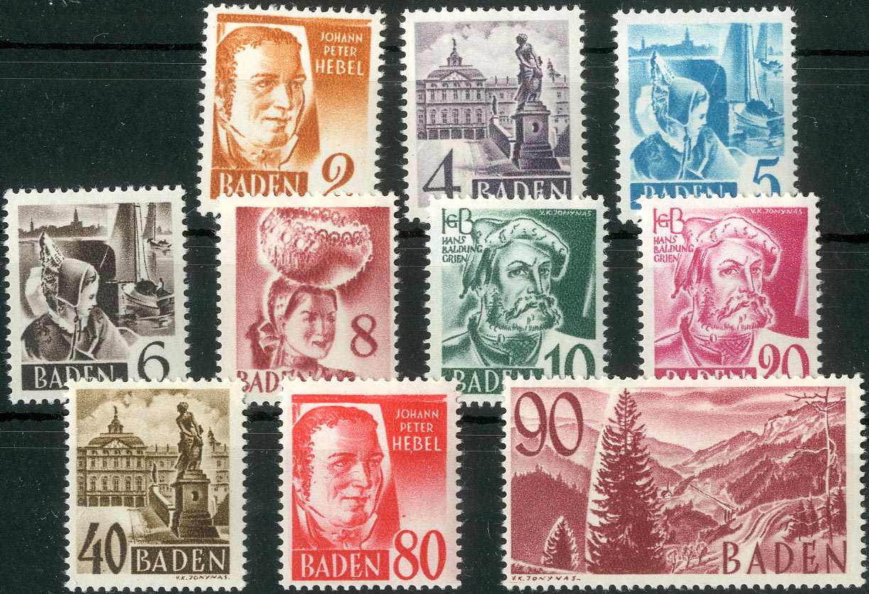 Lot 976 - französische zone baden  -  Karl Pfankuch & Co. auction #222