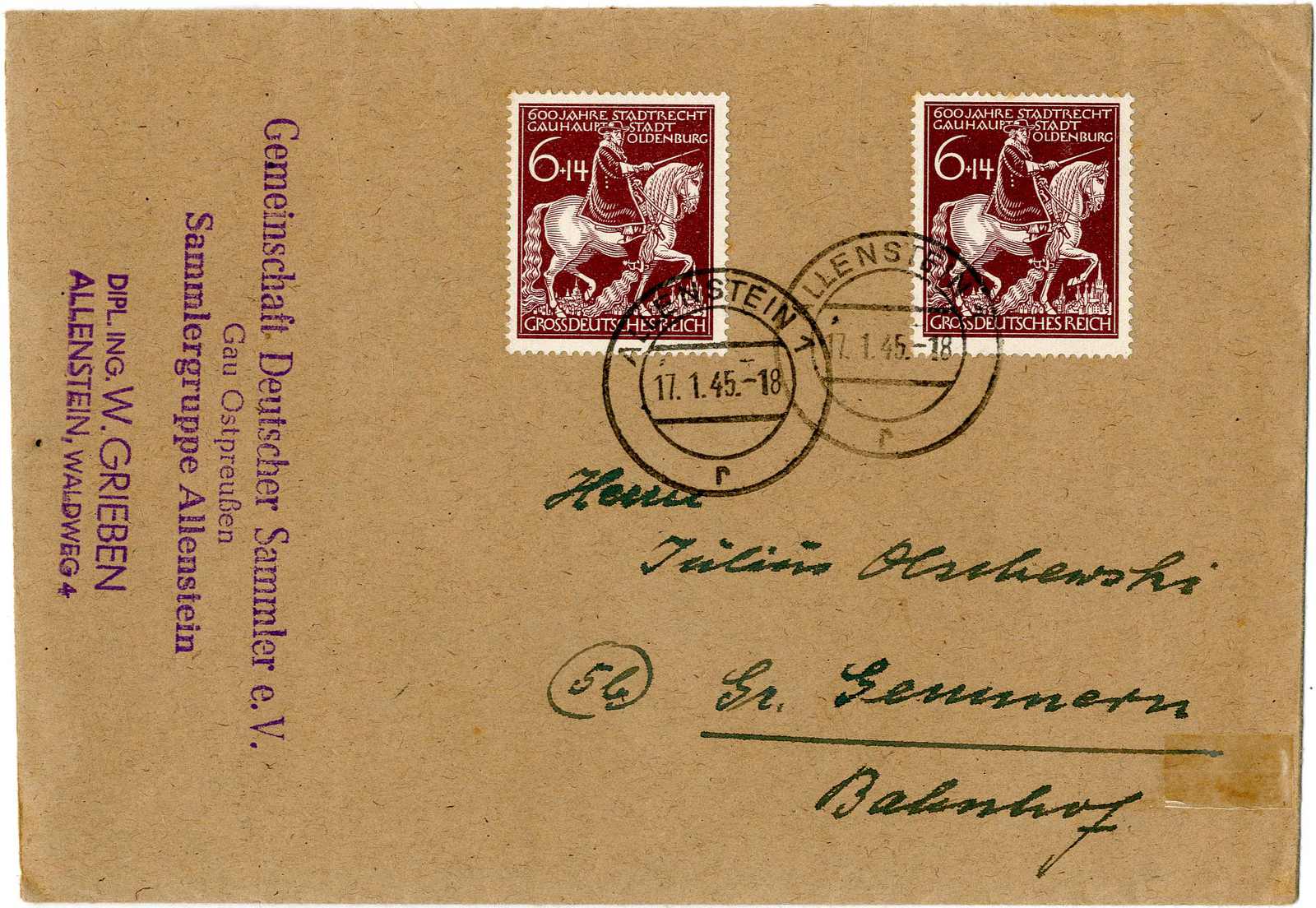 Lot 701 - Deutsches Reich - Karl Pfankuch & Co. auction #222 Lot 701 - Deutsches Reich - Karl Pfankuch & Co. auction #222