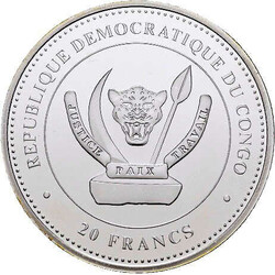 20 Francs "Red Panda" 2022 - 1 Oz Silber 999 mit Teilvergoldung, stg. ...