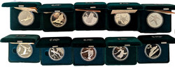 Olympische Spiele Calgary 1988, Komplettsammlung mit allen 10 ...
