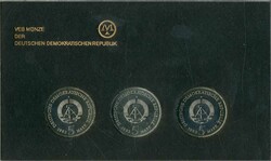 Thematischer Münzsatz "Martin-Luther-Ehrung" 1983 (5 Mark Wartburg, ...