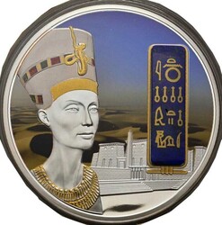 50 Dollar 2012 Ägyptische Jewels "Nefertiti - Nofretete", 2 Unzen ...
