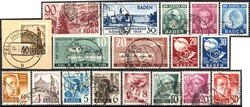 1325: French Occupation Baden - Bulk lot