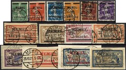 Nr. 18 bis 32 (ohne Nr. 25), sauber gest. bzw. auf 4 Briefstücken, ...