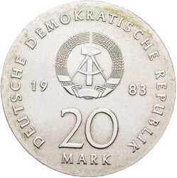 20 Mark Luther 1983 A, Jaeger 1591, stg