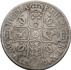 Charles II (1660-1685), Shilling 1677, 14,71 g, KM# 427.1, s