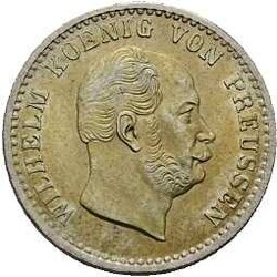 Preussen: 2 1/2 Sgr. 1873 B, Wilhelm I. (1861-1888), AKS 102, schöne ...