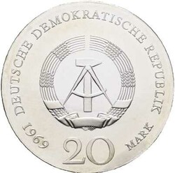 20 Mark 1969 Goethe, Jaeger 1525, stgAutomatically generated ...