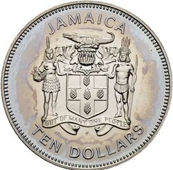 10 Dollars 1980 Kolibries, KM# 86 a, PP