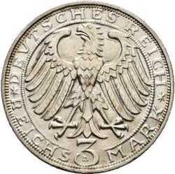 3 RM 1928 D Albrecht Dürer, AKS 79, stgAutomatically generated ...