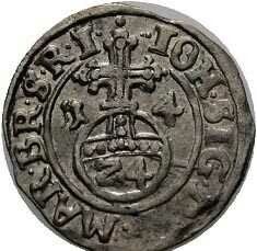 Brandenburg-Preußen, 1/24 Taler 1614 HL, Driesen, Johann Sigismund ...