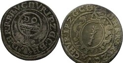 Brandenburg-Preußen, zwei versch. Kipper 6 Gröscher ohne Jahr Cöln ...