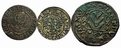 Ravensberg, Brandenburgische Regierung, 6 Kupferpfennig 1621 sowie ...